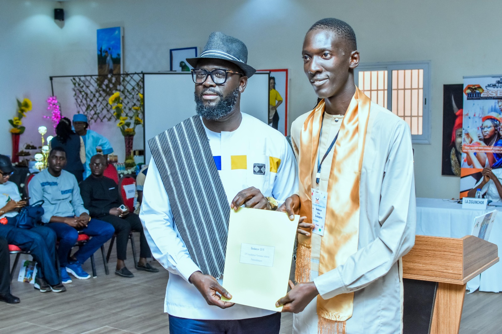 Cérémonie de remise de CPS : Première promotion de jeunes formés dans le cadre du PFPE